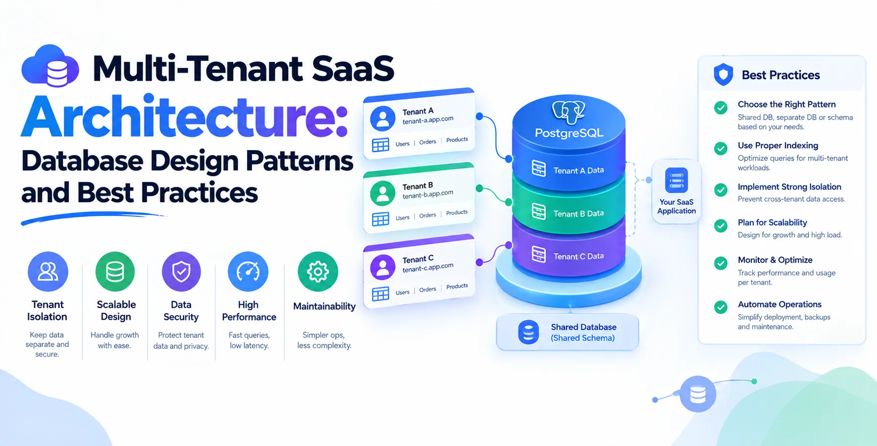 Multi-Tenant SaaS Architecture: Database Design Patterns and Best Practices