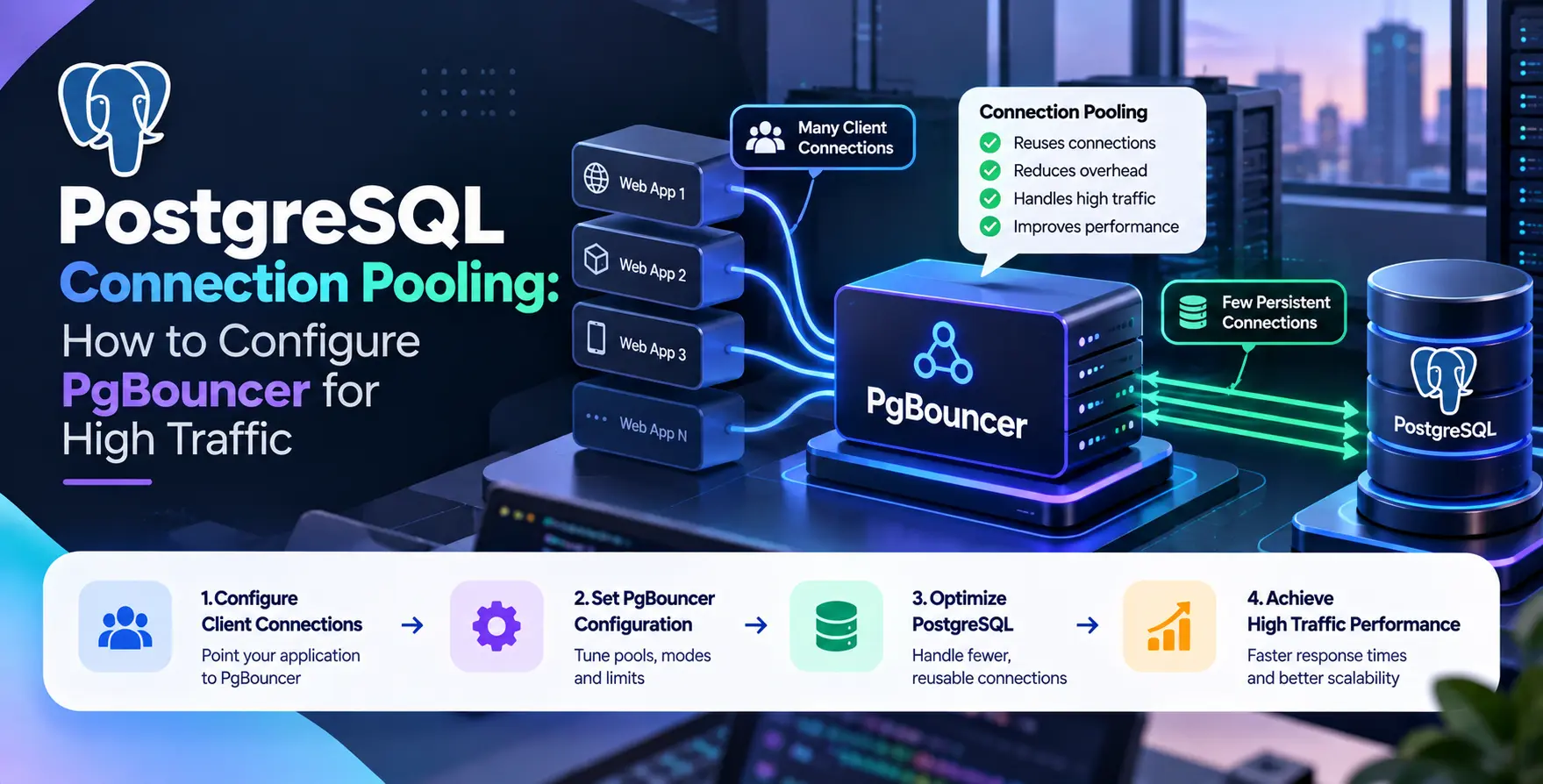 PostgreSQL Connection Pooling: How to Configure PgBouncer for High Traffic