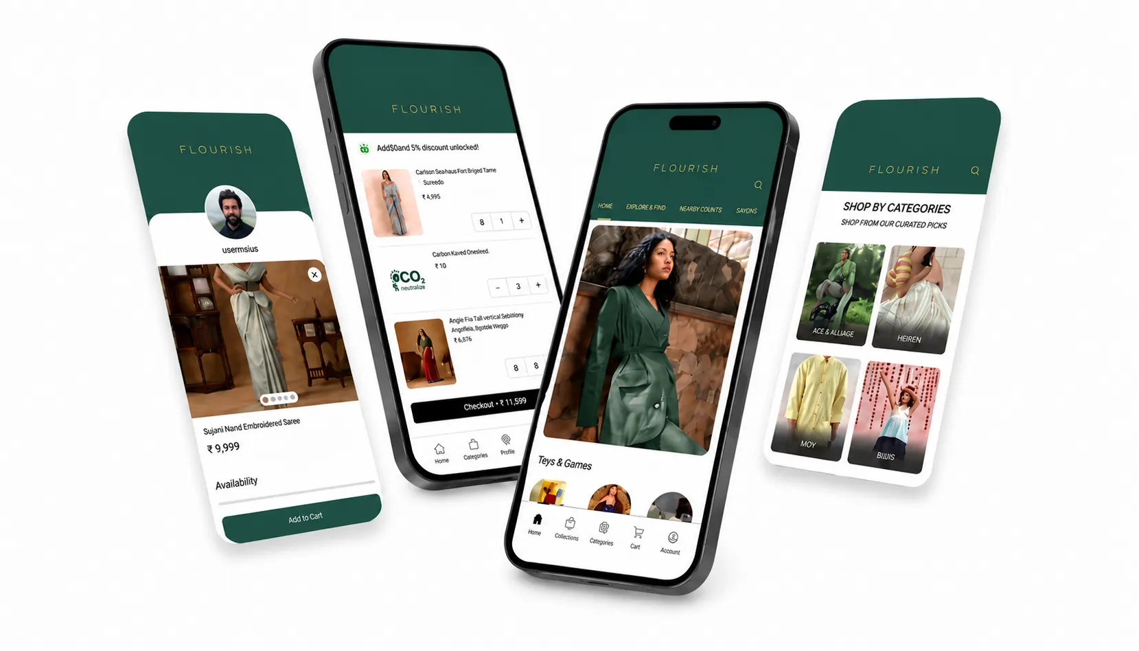 FlourishPlanet lifestyle marketplace app for a US client