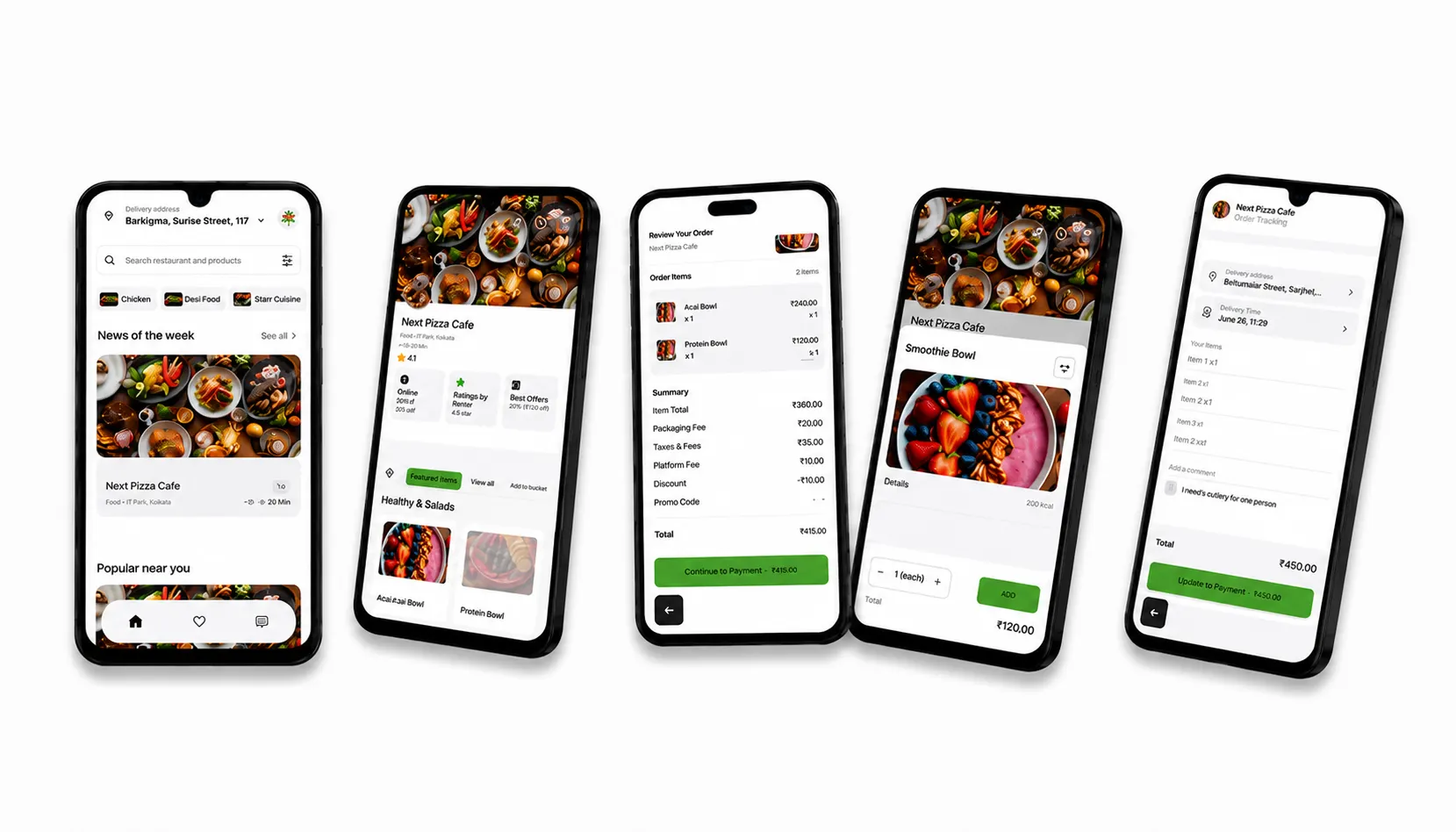 MealSwift food delivery platform for a US client